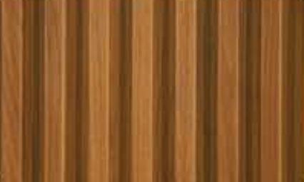 Pare Panels Oak Wood Ocre Vertica Design Louver 10x0.68 ft wood Brown Oak_Wood