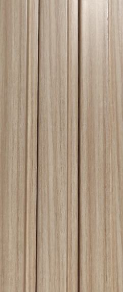 Ex 62 Charcoal Louvers Wood Brown 8x0.41 Ft - Pn 00019