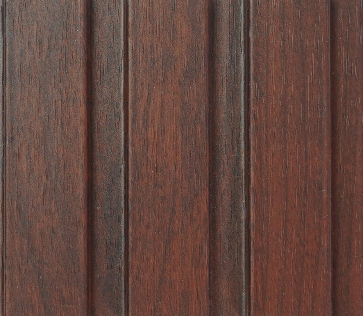 Slate Patterned Wooden Premium Mdf Louver Wood Brown 9.5x0.39 Ft - Pn 00032