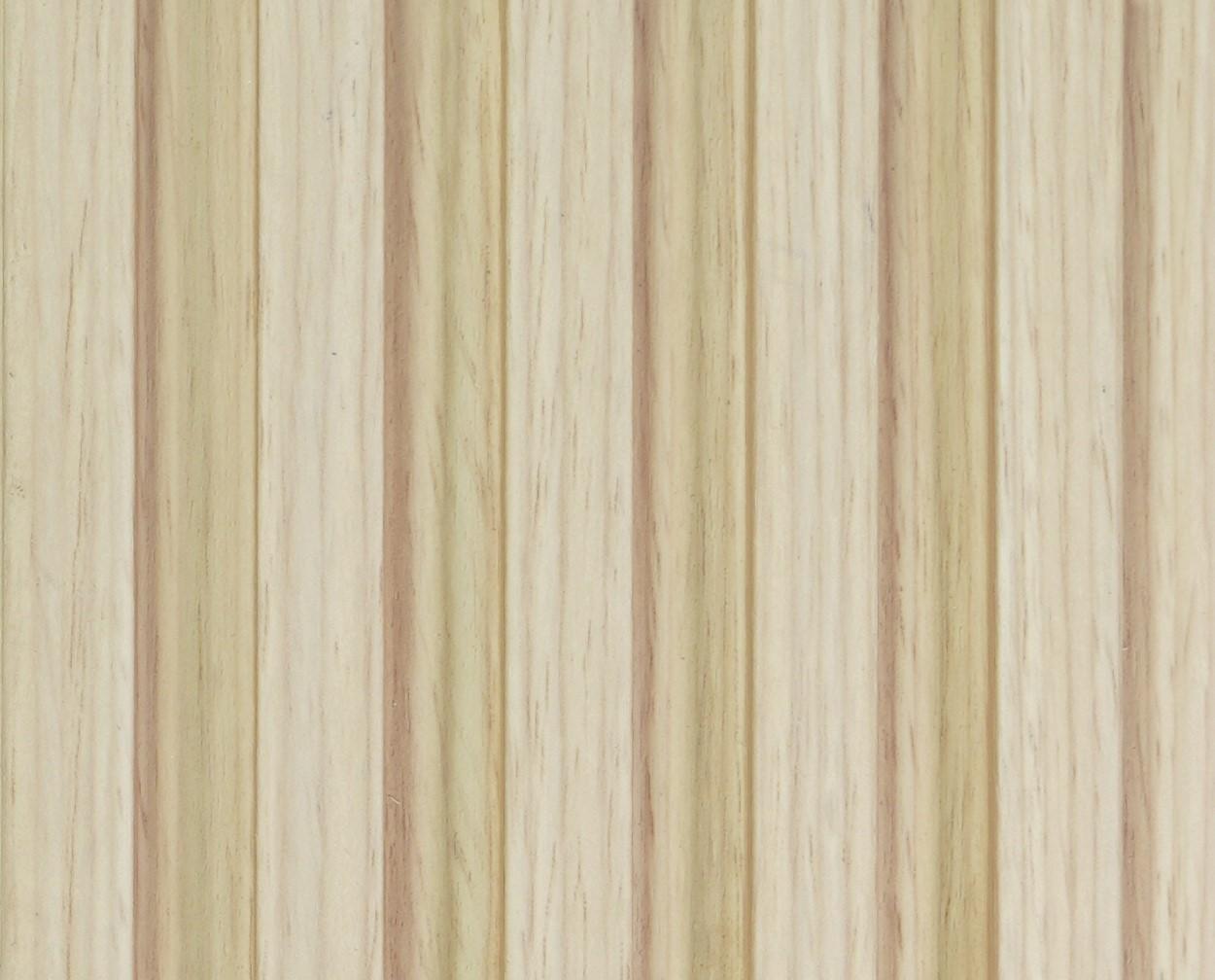 Ribbed Wooden Premium Mdf Louver Wood Beige 9.5x0.39 Ft - Pn 00035