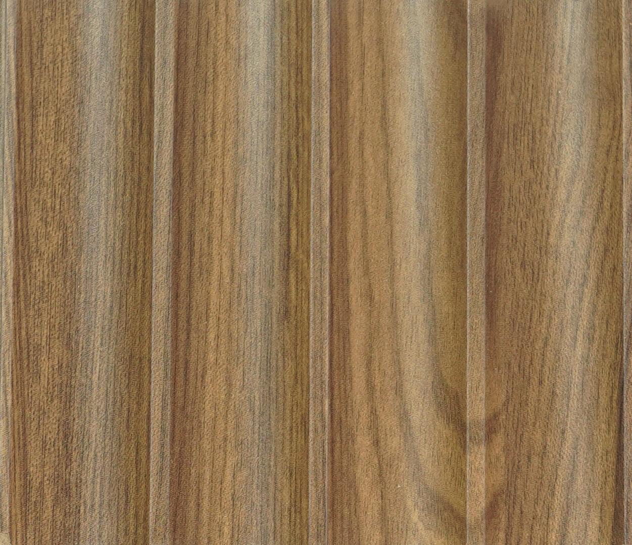 Fluted Wooden Premium Mdf Louver Wood Brown 9.5x0.39 Ft - Pn 00038