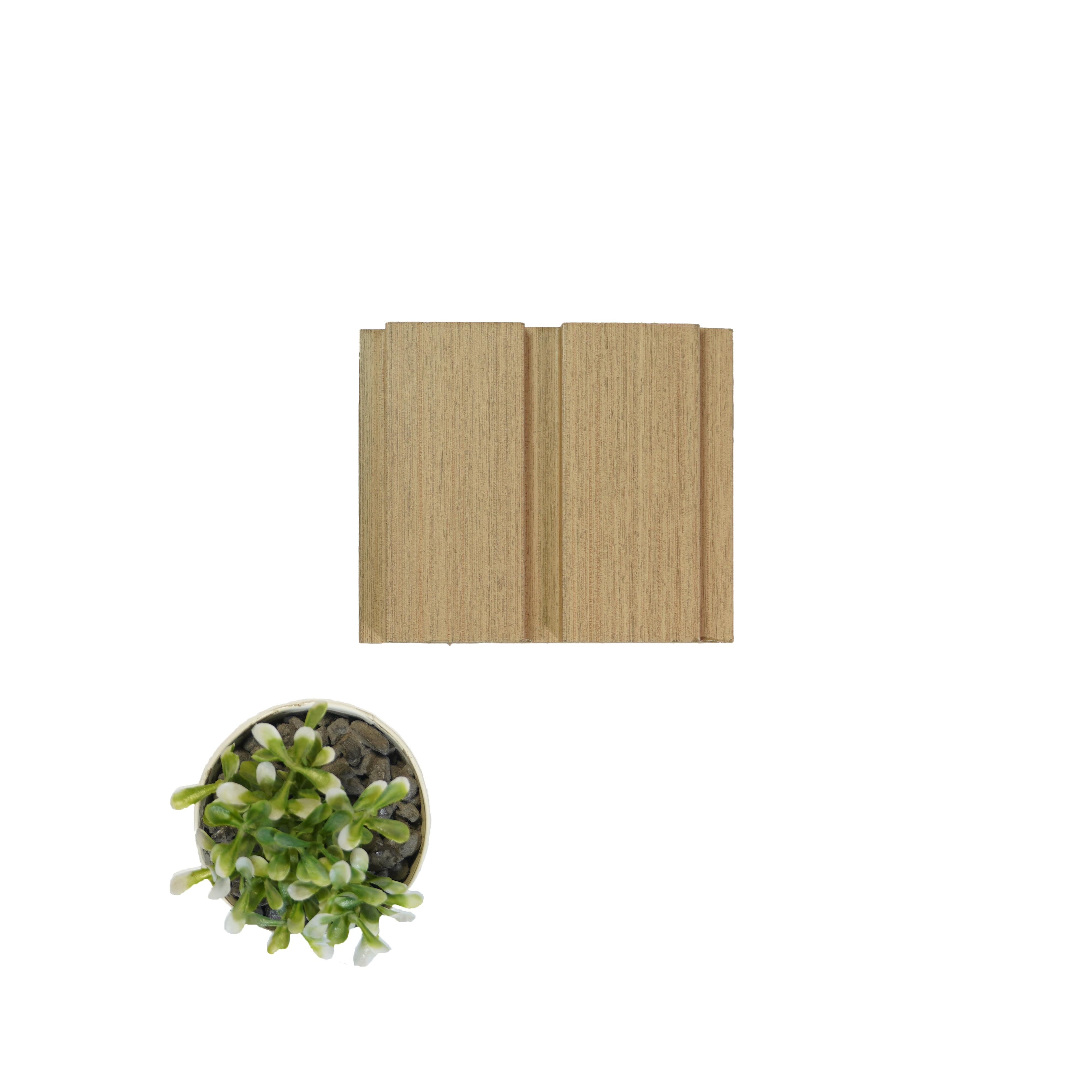 Tailored Wooden Premium Mdf Louver Wood Beige 9.5x0.39 Ft - Pn 00039