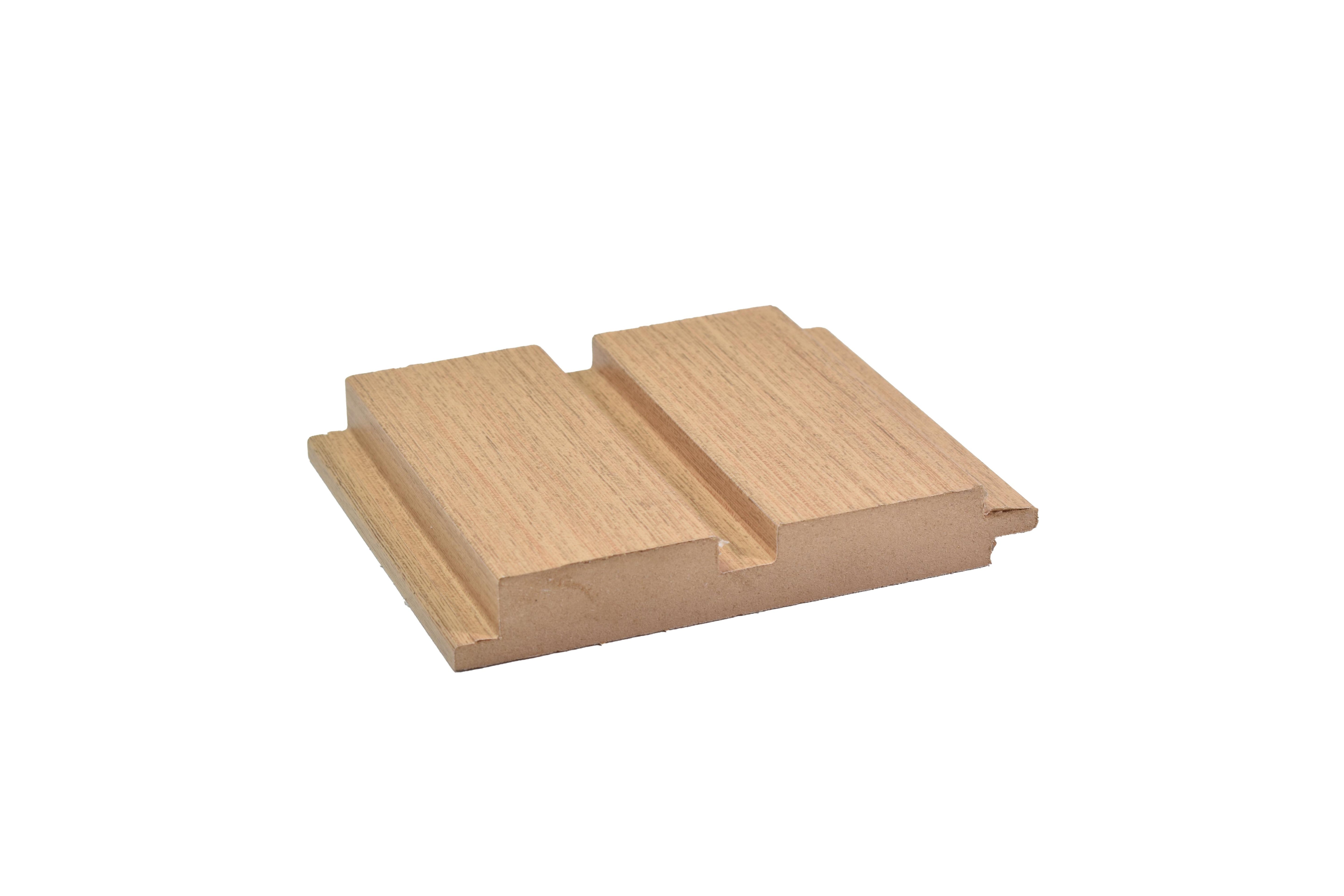 Tailored Wooden Premium Mdf Louver Wood Beige 9.5x0.39 Ft - Pn 00039