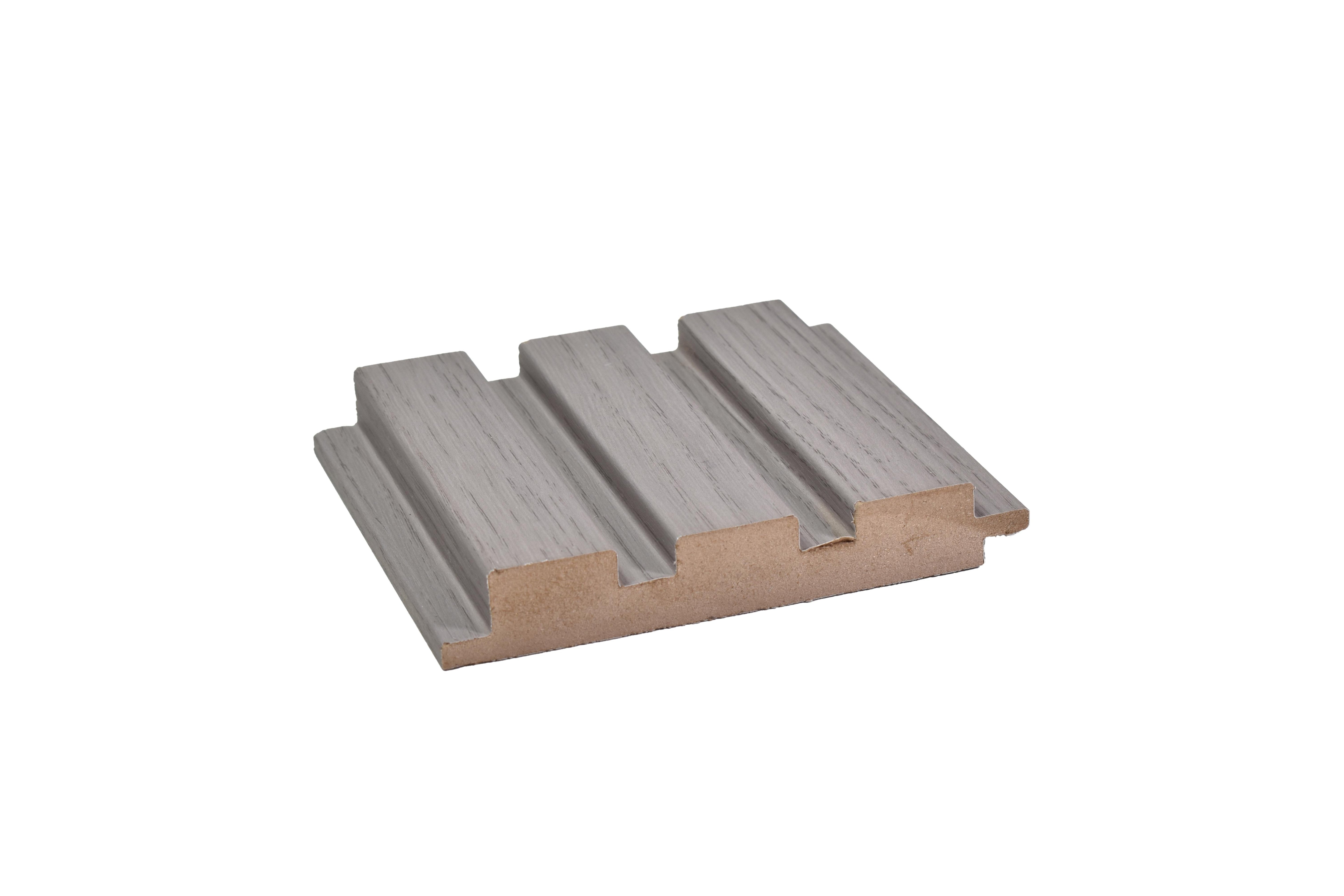 Slate Patterned Pastels And Solids Premium Mdf Louver Plain Colors Grey 9.5x0.39 Ft - Pn 00042