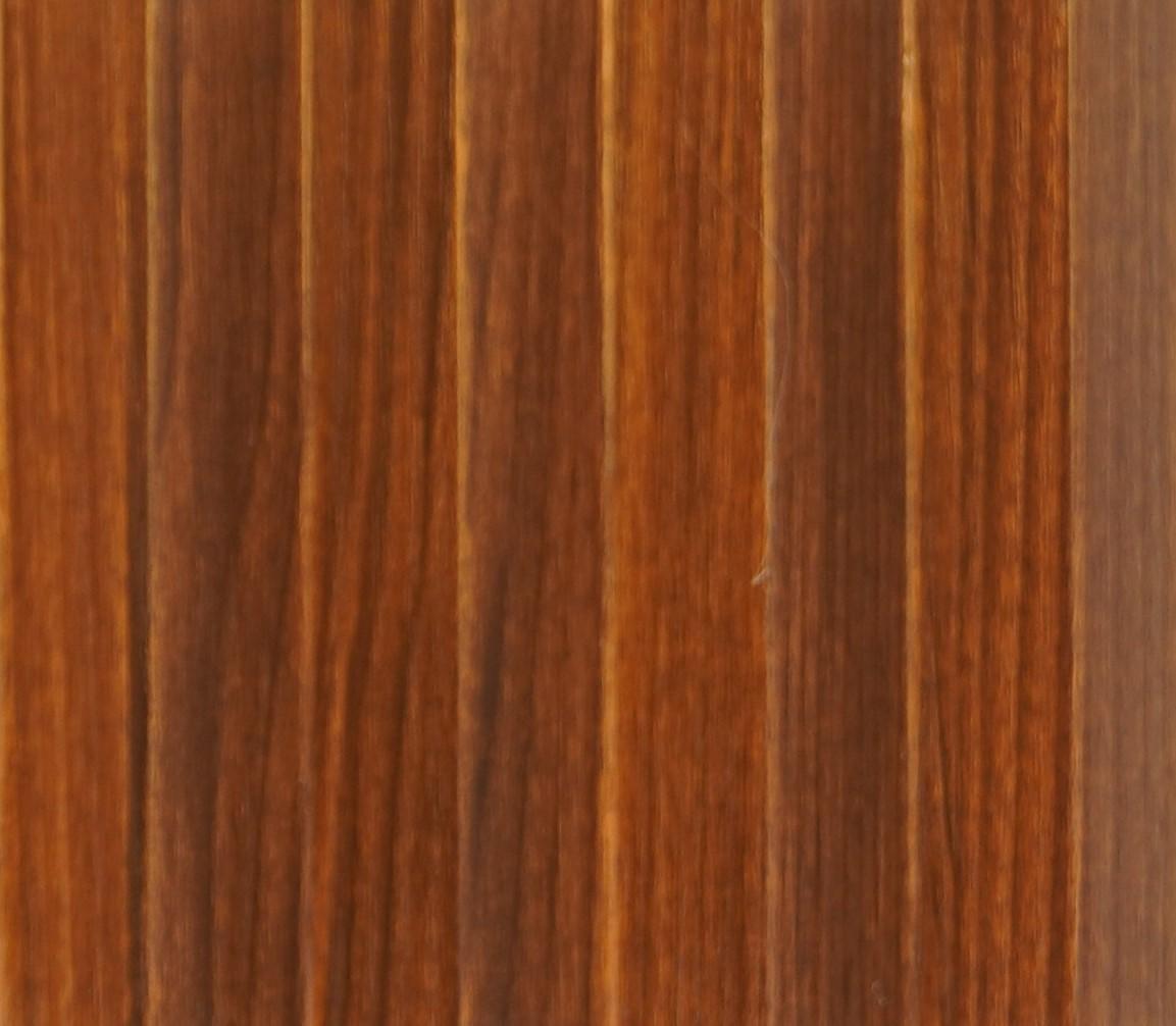 Wooden Mdf Louver Panel Wood Dark Brown 9x0.39 Ft - Pn 00056