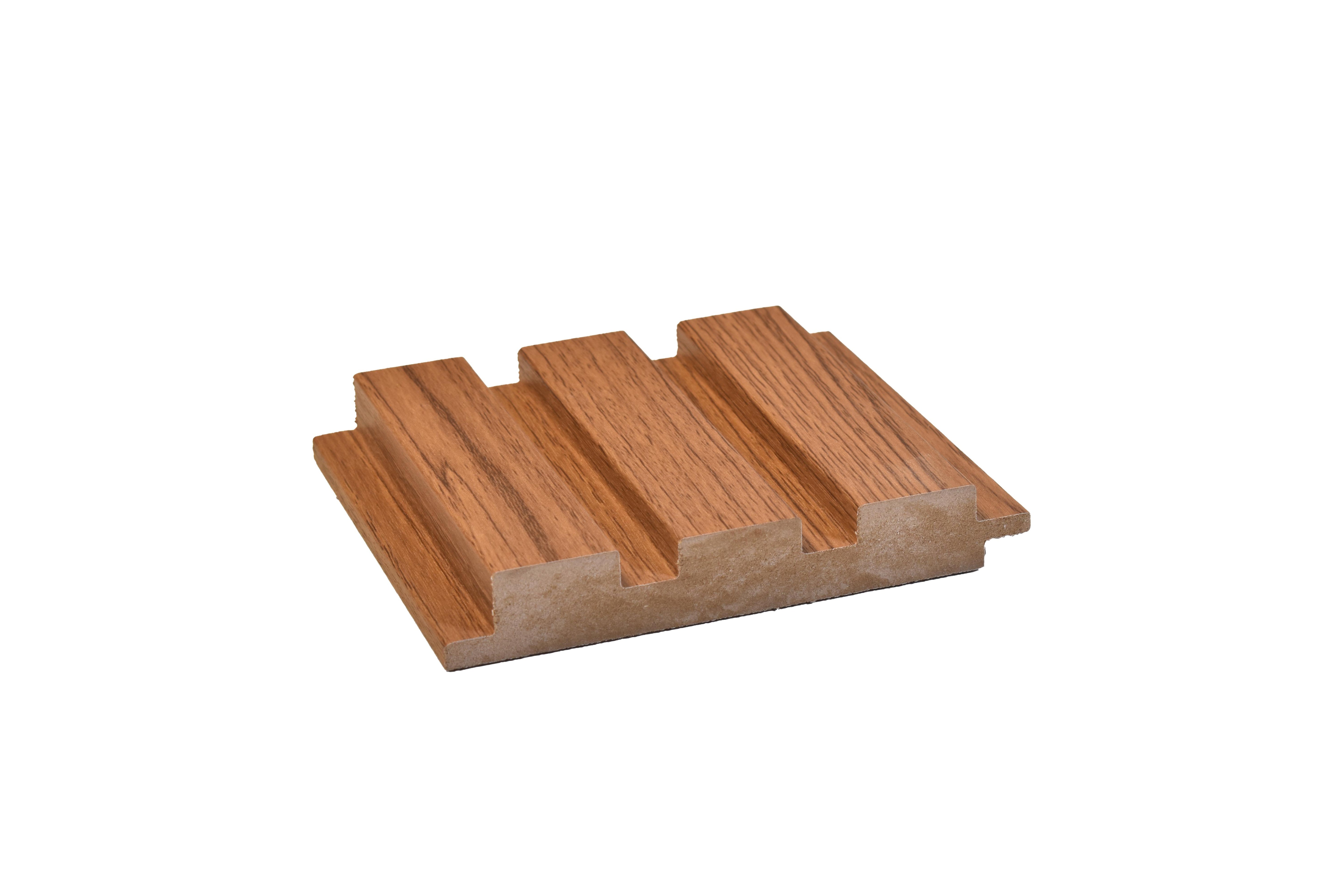 Wooden 9 Ft X 4.75 Inch Mdf Louvers Panel Wood Brown 9x0.39 - Pn 00058