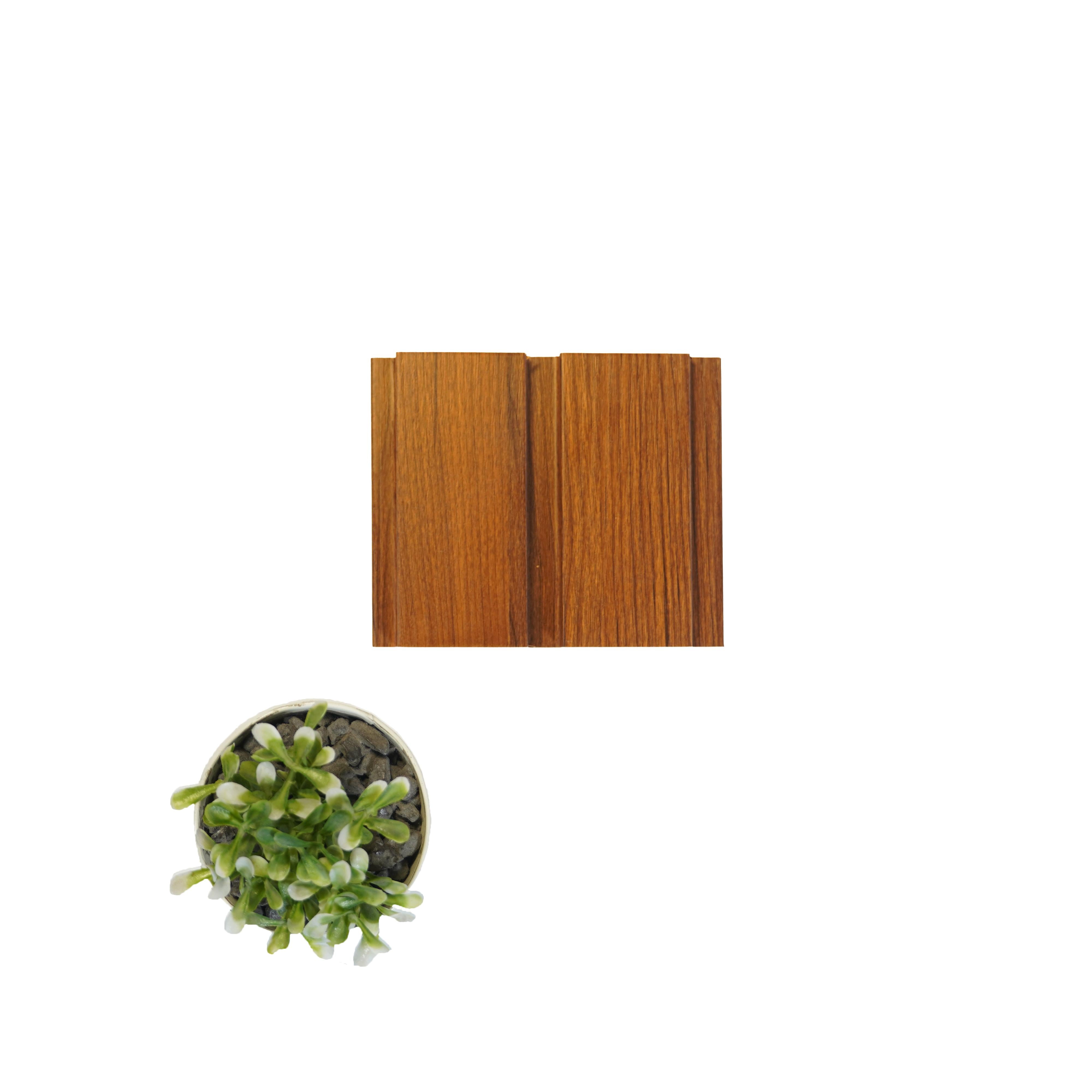 Wooden 9 Ft X 4.75 Inch Mdf Louvers Panel Wood Brown 9x0.39 - Pn 00065