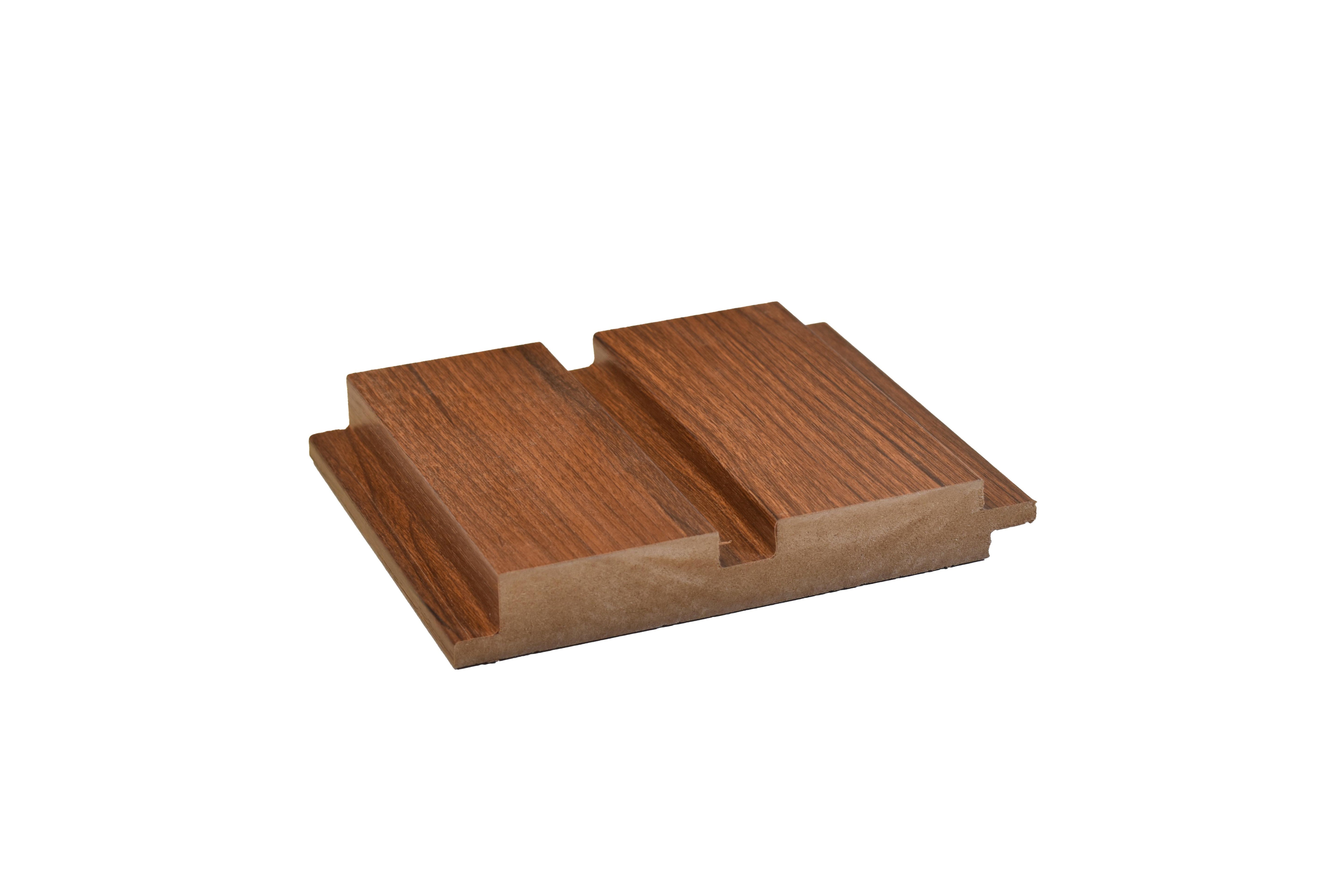 Wooden 9 Ft X 4.75 Inch Mdf Louvers Panel Wood Brown 9x0.39 - Pn 00065