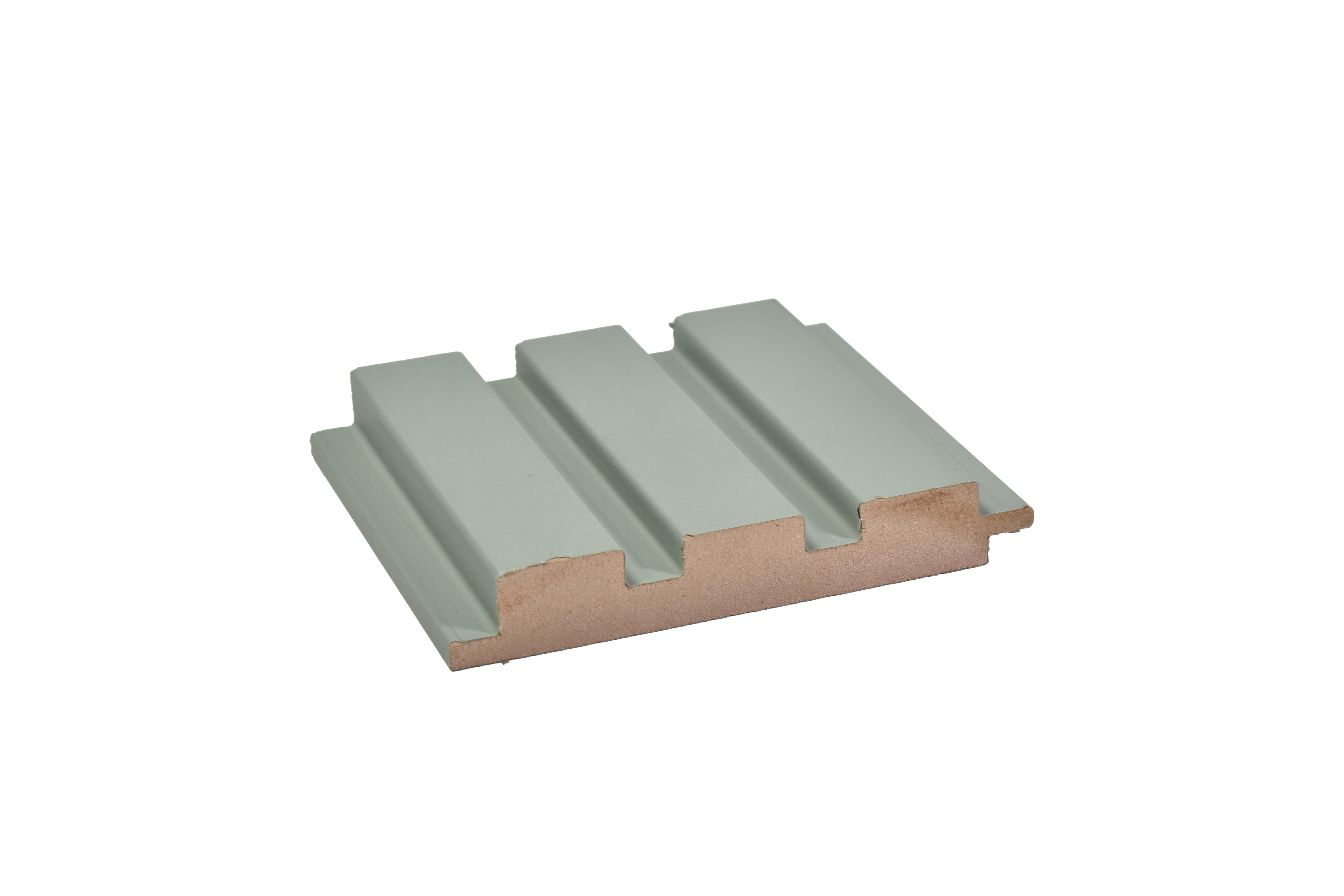 Linear Patterned Grey Pastels Premium Mdf Louver Plain Colors 9.5x0.39 Ft - Pn 00074