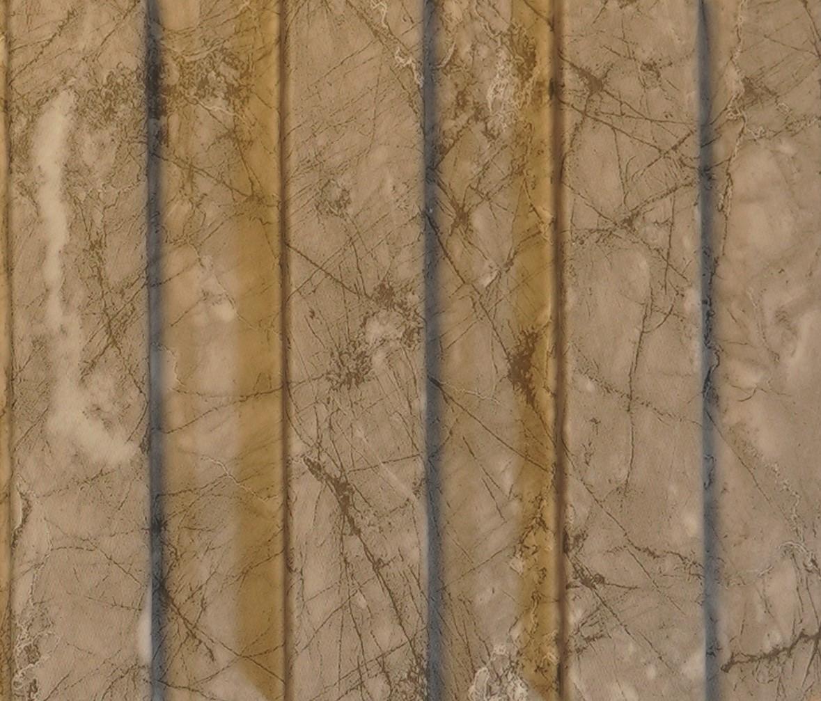 Grey Marble Linear Small Mdf Louver & Stone 9x0.39 Ft - Pn 00089