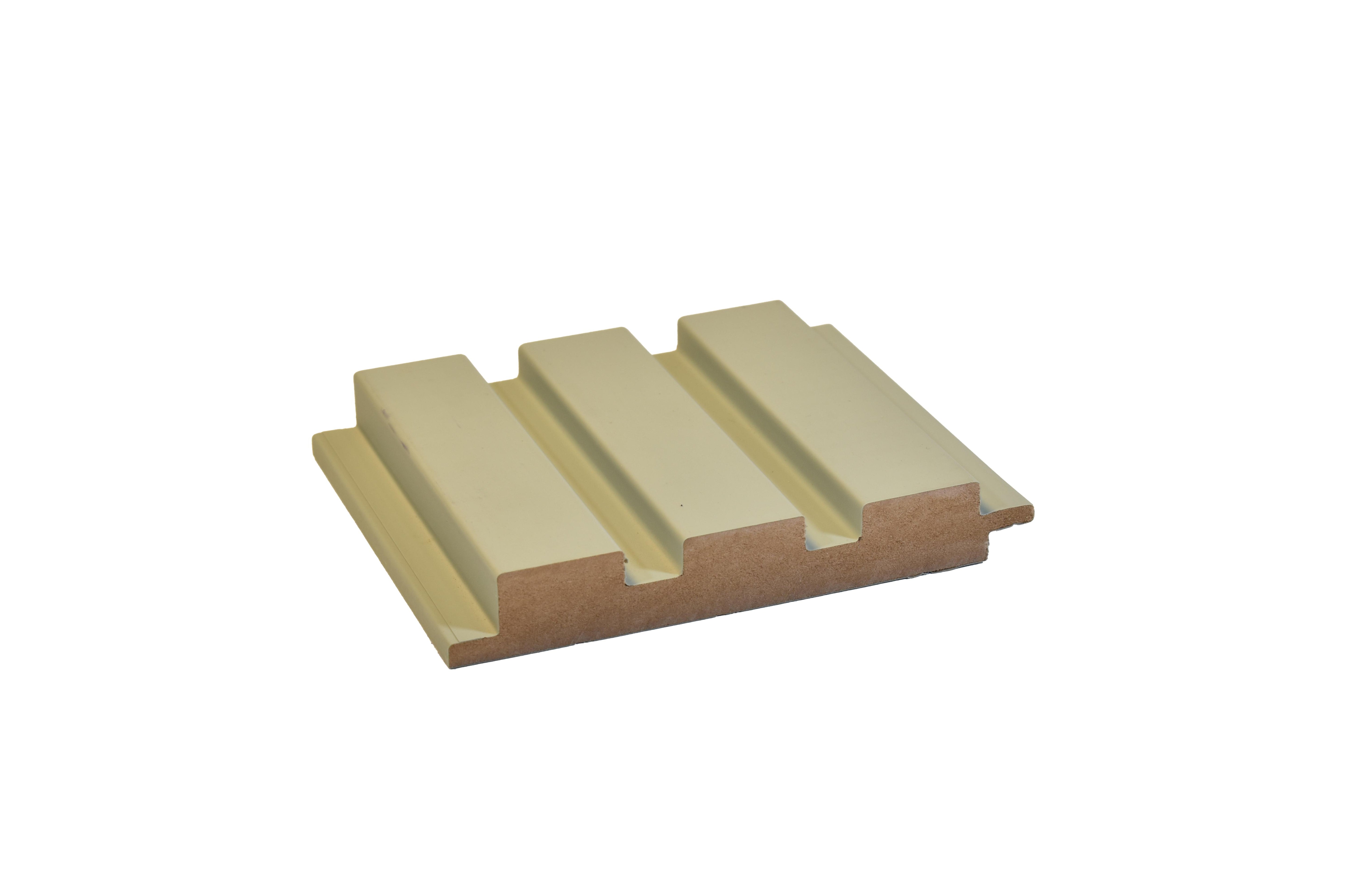 Green Pastels Linear Medium Mdf Louver Plain Colors 9x0.39 Ft - Pn 00093