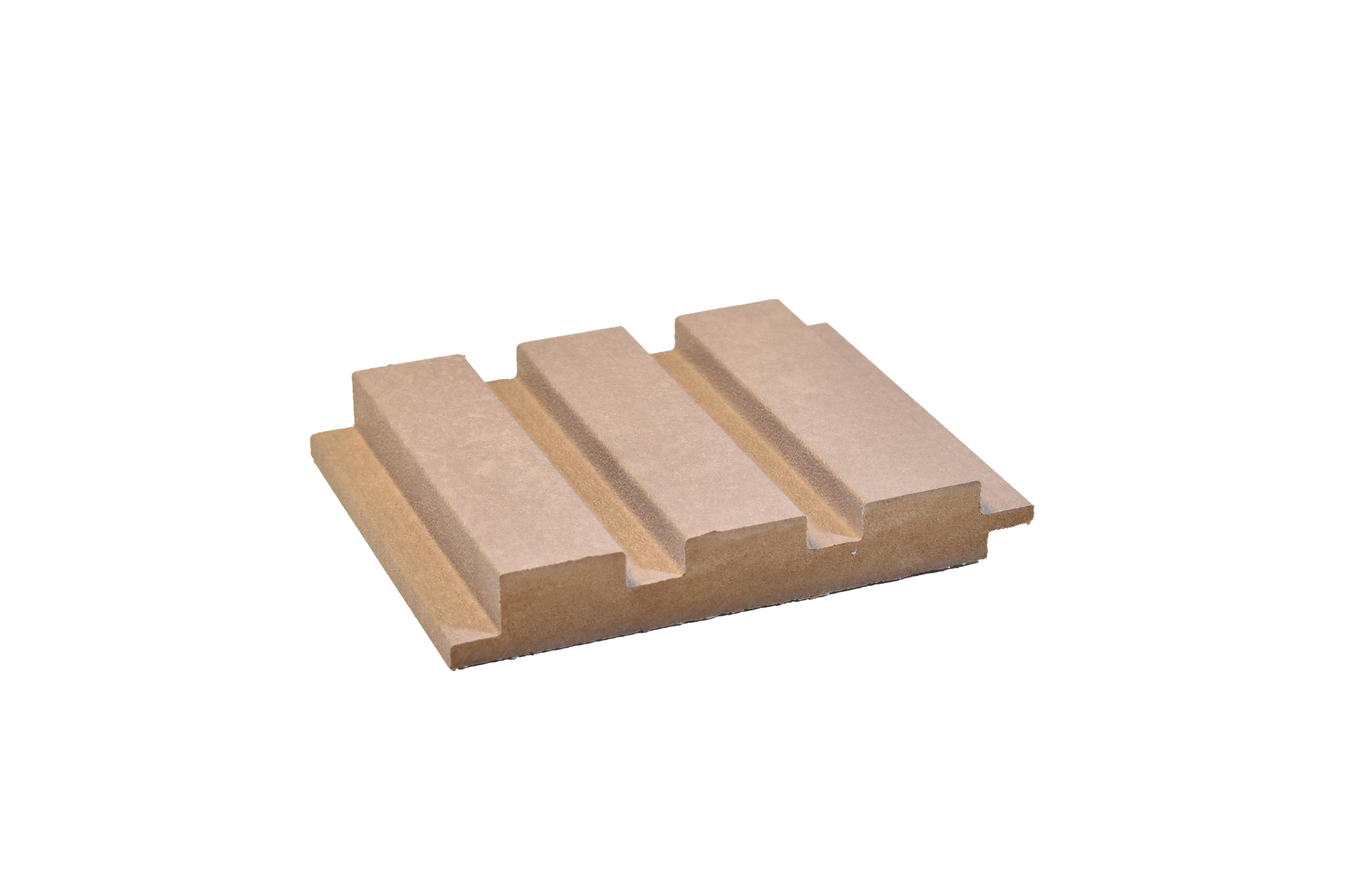 White Pastels Linear Medium Mdf Louver Plain Colors 9x0.39 Ft - Pn 00096