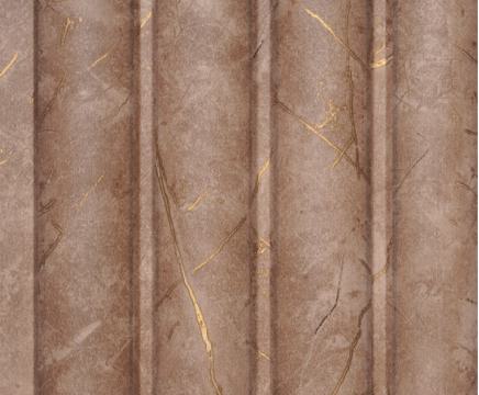 Ht 8 Ft X 5 Inch Charcoal Louvers Panel Wood Brown 8x0.42 - Pn 00132