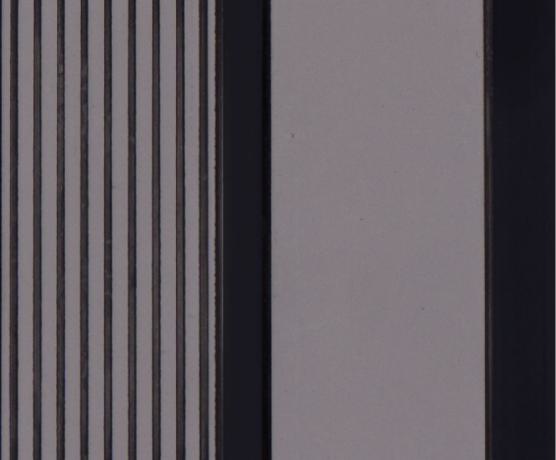 Ht 8 Ft X 5 Inch Charcoal Louvers Panel Wood Grey 8x0.42 - Pn 00165