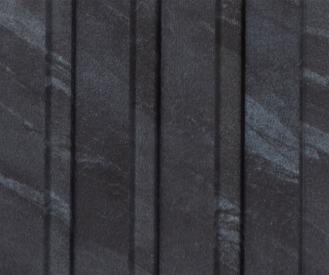 Ht 8 Ft X 5 Inch Charcoal Louvers Panel Marble & Stone Black 8x0.42 - Pn 00180