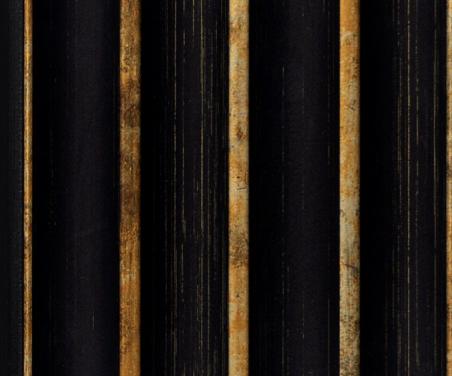 Ht 8 Ft X 5 Inch Charcoal Louvers Panel Marble & Stone Black 8x0.42 - Pn 00184