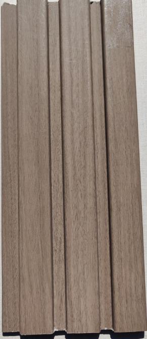 Ex Series Charcoal Louvers Wood Brown 8x0.41 Ft - Pn 00871