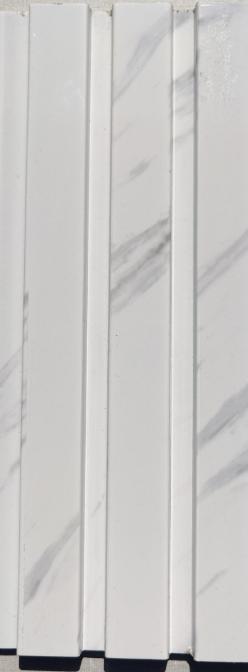 Ex Series Charcoal Louvers Wood White 8x0.41 Ft - Pn 00875
