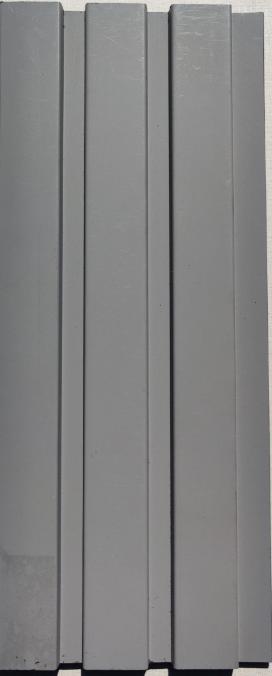Ex Series Charcoal Louvers Wood Grey 8x0.41 Ft - Pn 00885