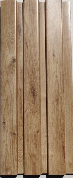 Ex 29 Charcoal Louvers Wood Brown 8x0.41 Ft - Pn 00887