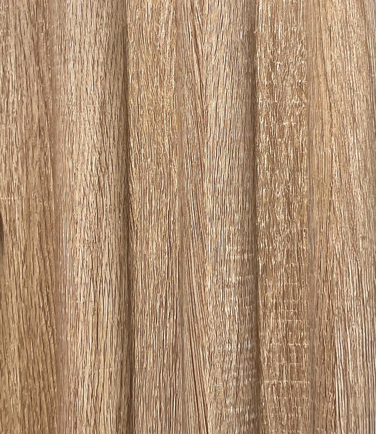 Charcoal Louvers Panel Wood Brown 8x0.41 Ft - Pn 00912