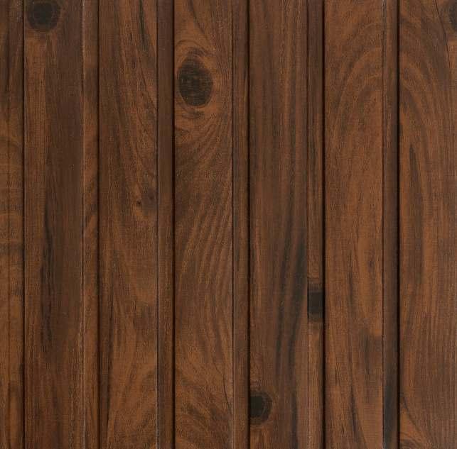 Coffee Wood Charcoal Louvers Brown 8x1 Ft - Pn 01421