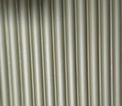 Cream Plain Colour Charcoal Panel Colors Louvers 8x0.42 Ft - Pn 01463