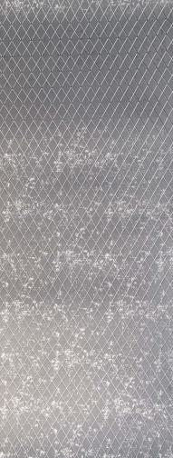 Decorative Velvet Fabric Finish Sheet Panel Designer Louvers Grey 8x4 Ft - Pn 01578