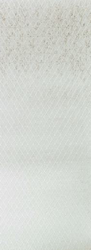 Decorative Velvet Fabric Finish Sheet Panel Designer Louvers White 8x4 Ft - Pn 01579