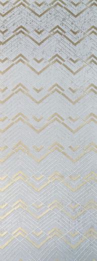Decorative Velvet Fabric Finish Sheet Panel Designer Louvers White 8x4 Ft - Pn 01582