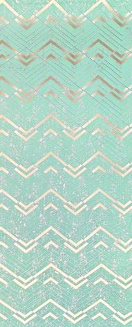 Decorative Velvet Fabric Finish Sheet Panel Designer Louvers Green 8x4 Ft - Pn 01583
