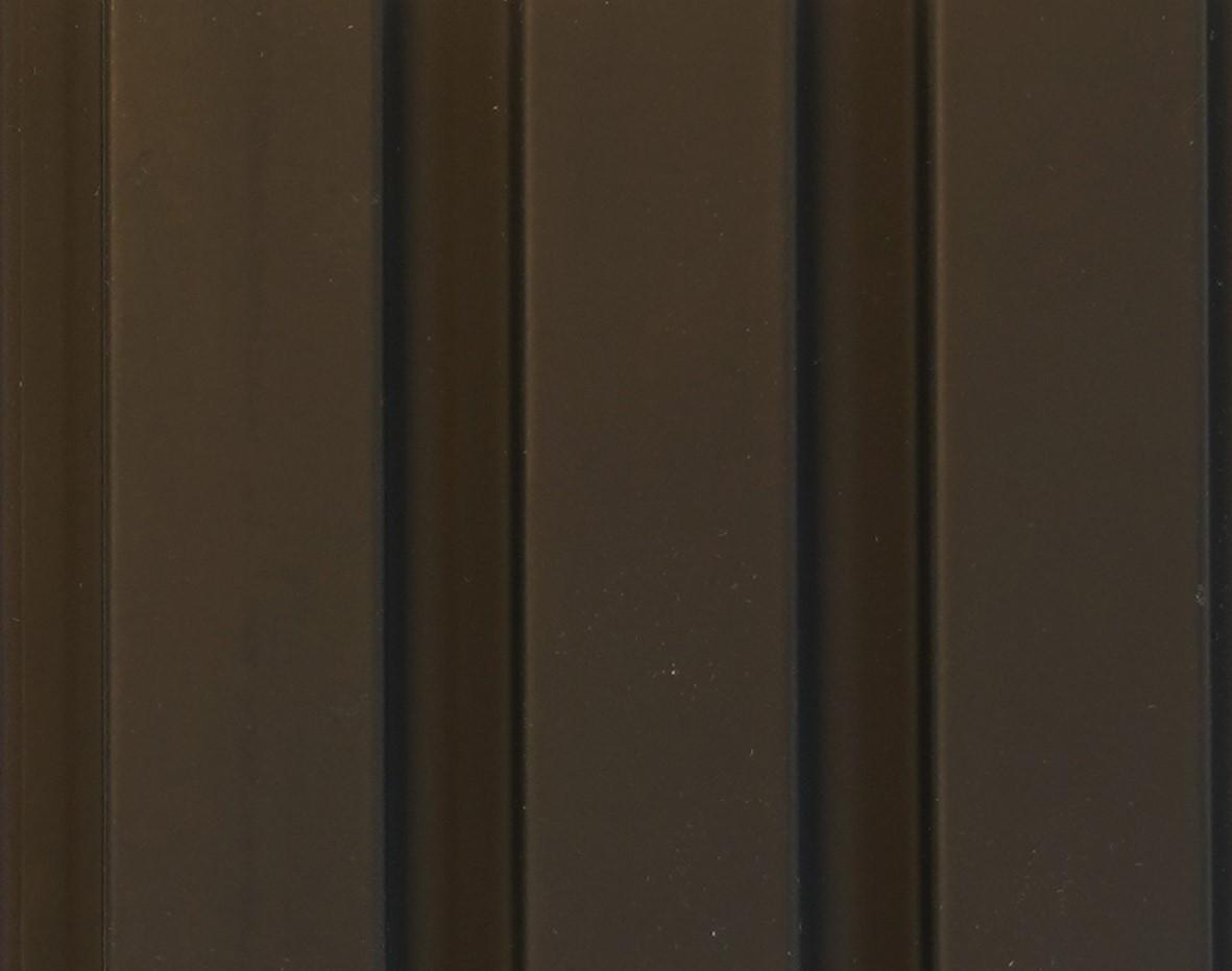 Soft Black Mdf Louvers Panel Plain Colors 9x0.39 Ft - Pn 01636