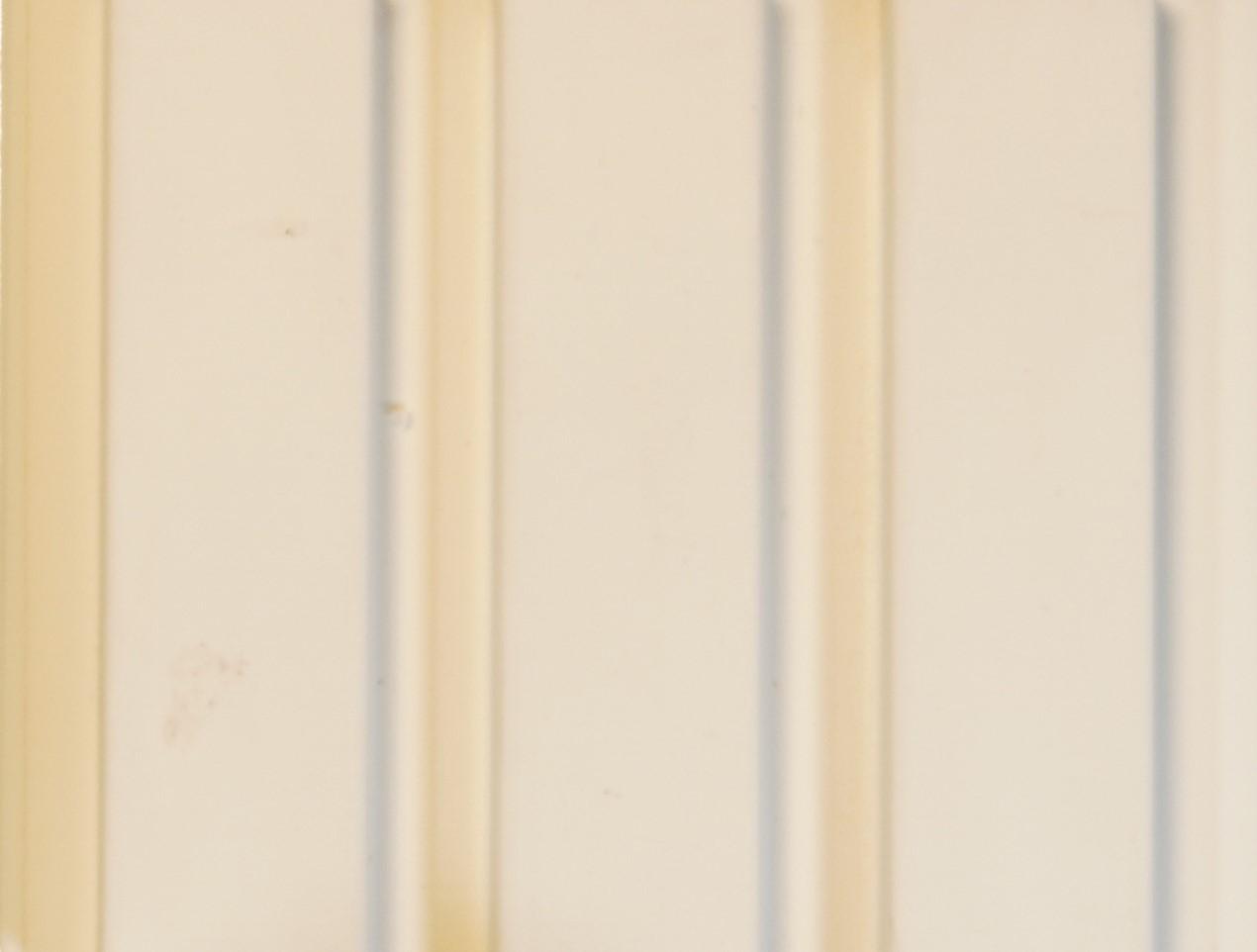 Soft White Mdf Louvers Plain Colors 9x0.39 Ft - Pn 01637