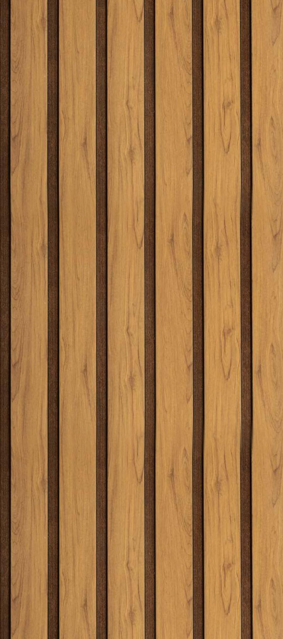 Copper Pine Charcoal Louvers Wood Brown 8x1 Ft - Pn 01643