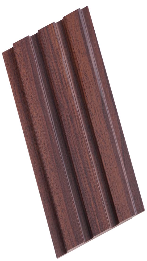 Wood Finish Brown Mdf Louvers 8x0.41 Ft - Pn 02252