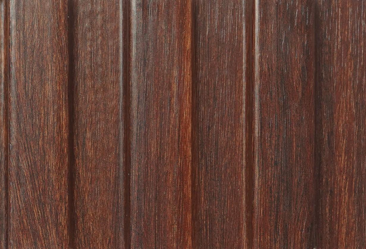 Wood Finish Brown Mdf Louvers 8x0.41 Ft - Pn 02253