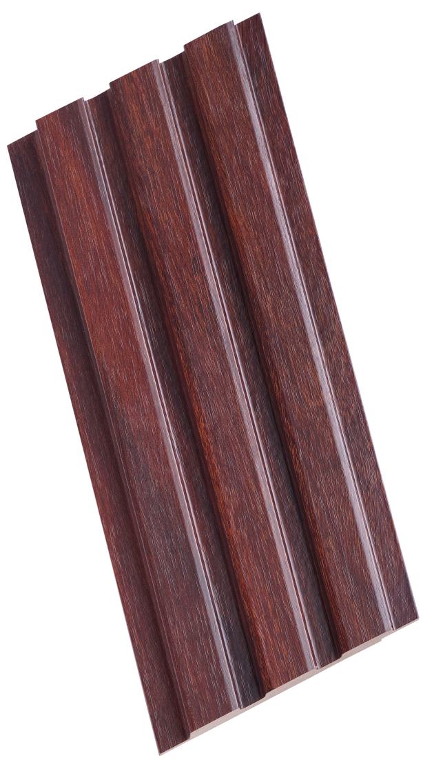 Wood Finish Brown Mdf Louvers 8x0.41 Ft - Pn 02253