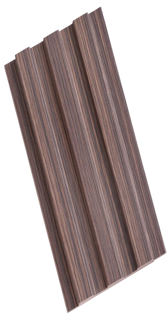 Wood Finish Brown Mdf Louvers 8x0.41 Ft - Pn 02258