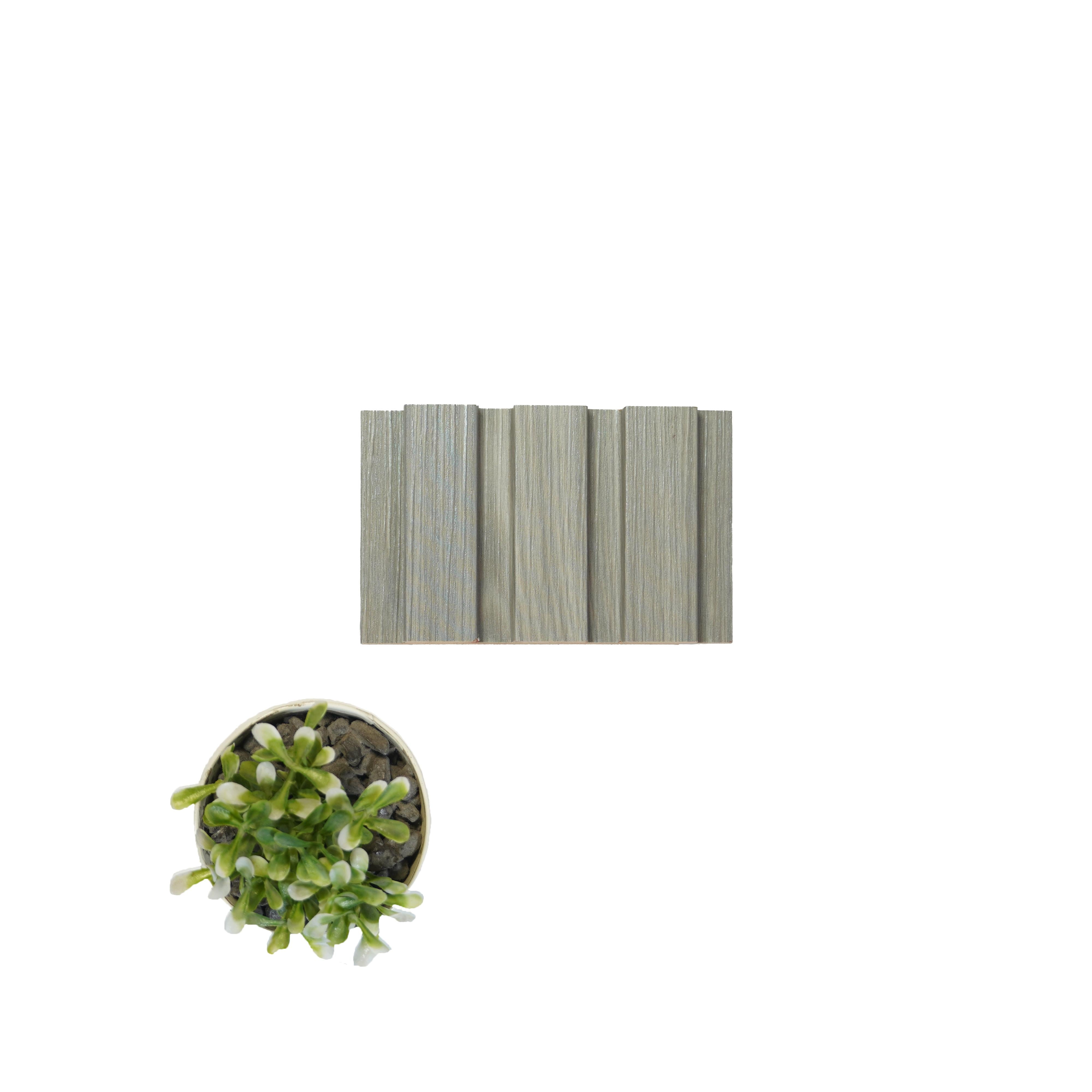 Wood Finish Silver Mdf Louvers 8x0.41 Ft - Pn 02261
