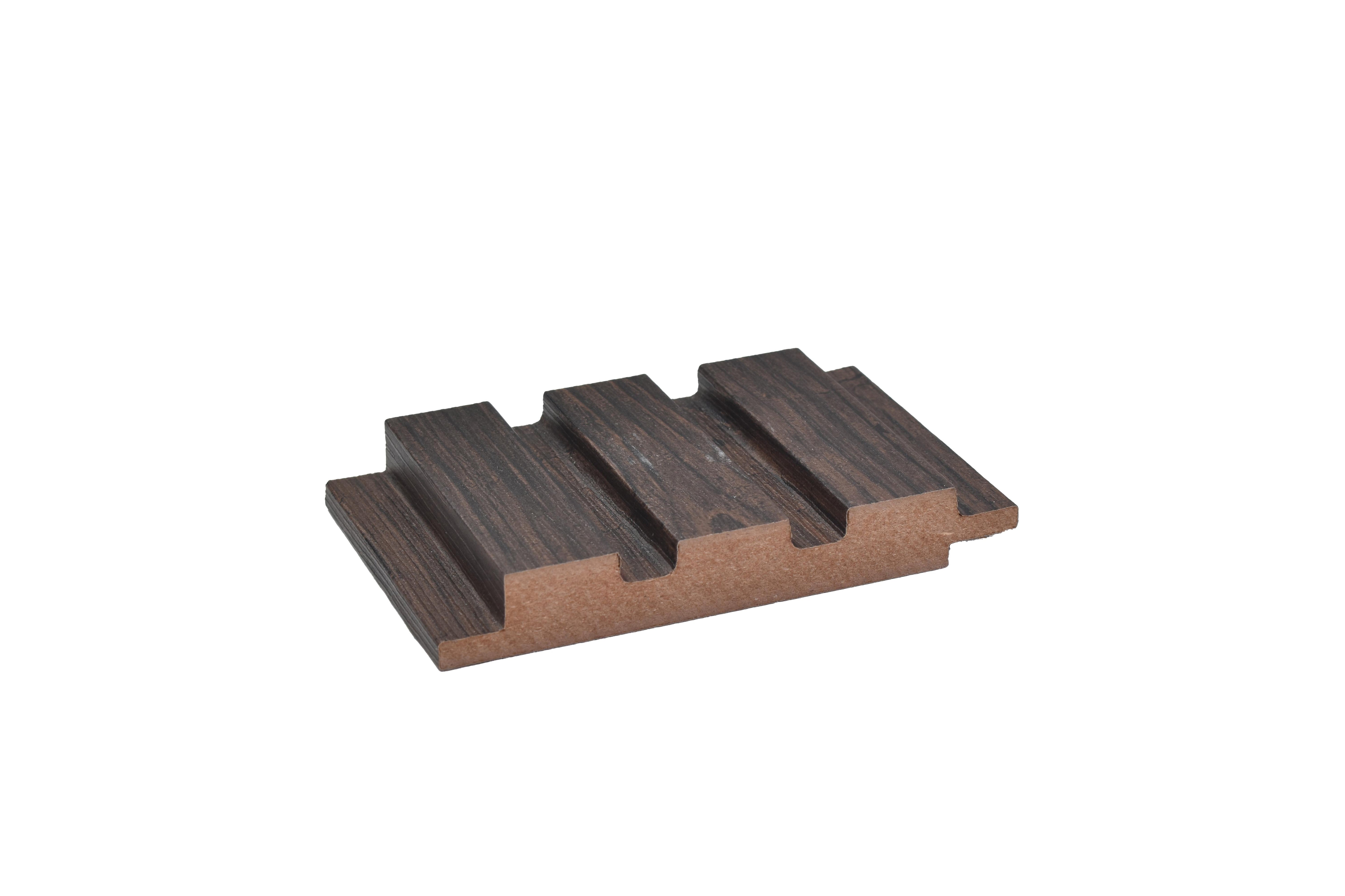 Wood Finish Wenge Mdf Louvers 8x0.41 Ft - Pn 02262