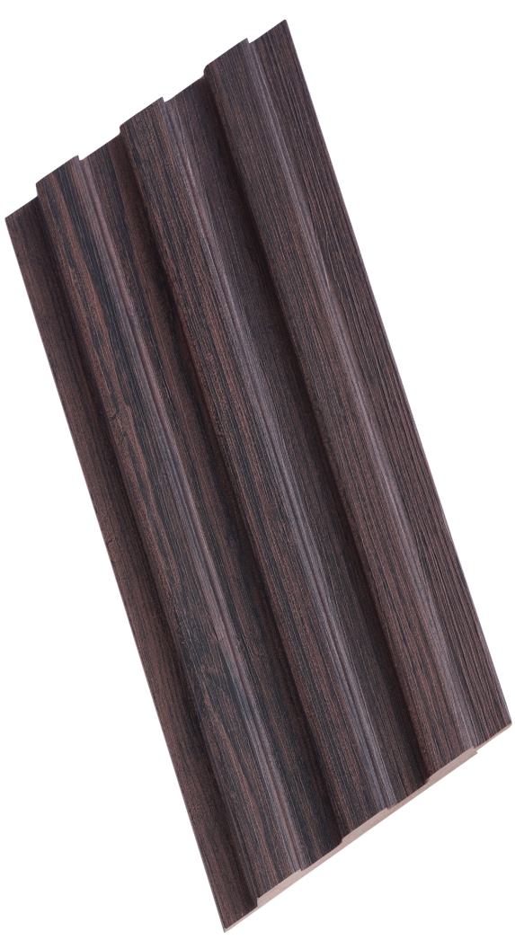 Wood Finish Wenge Mdf Louvers 8x0.41 Ft - Pn 02262