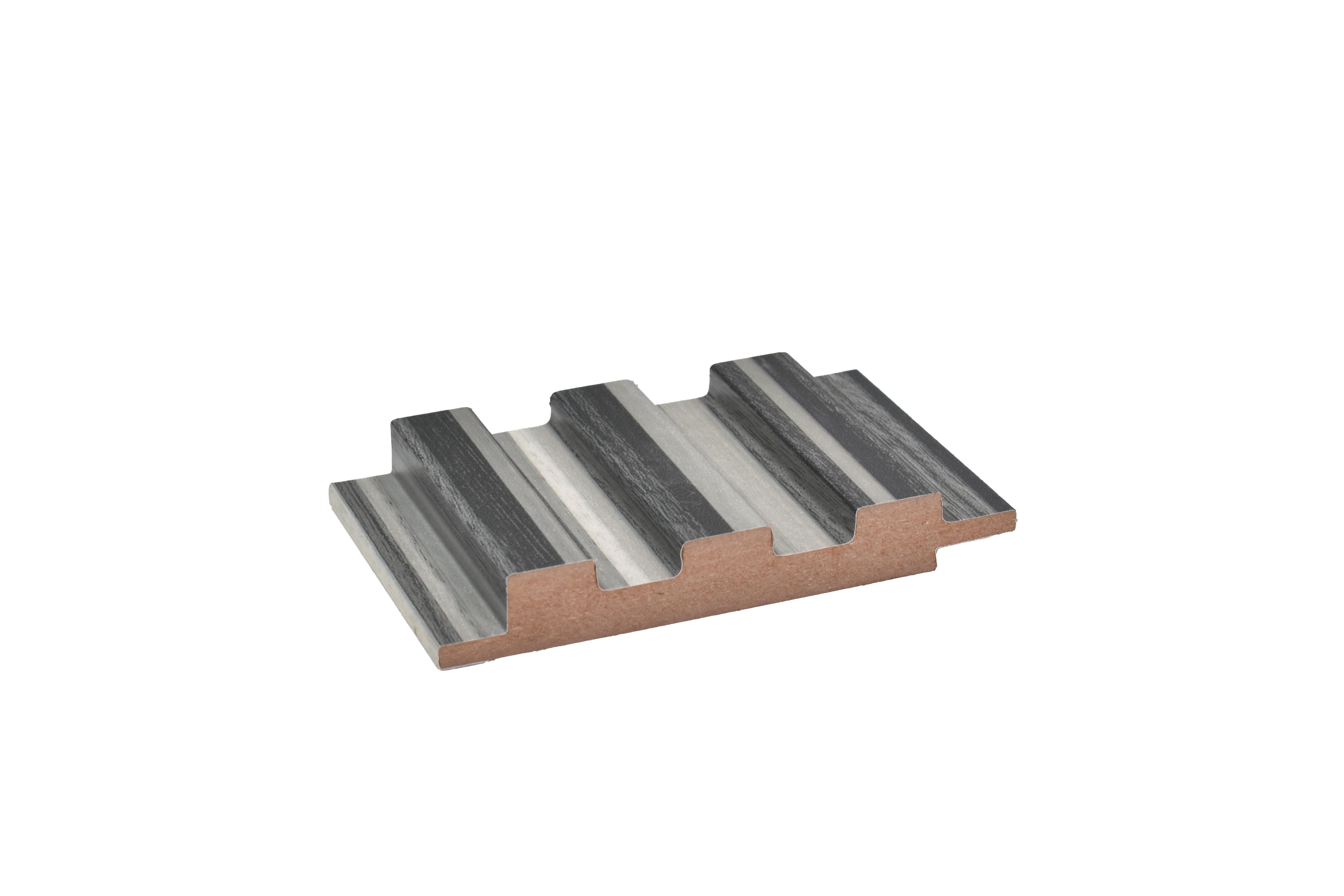 Wood Finish Grey Mdf Louvers 8x0.41 Ft - Pn 02265