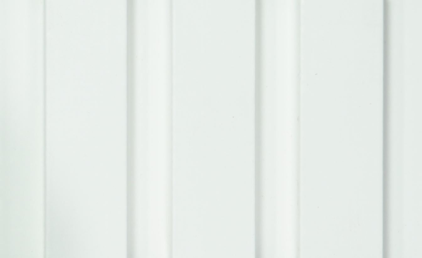 Plain Colour Finish White Mdf Louvers Colors 10x0.41 Ft - Pn 02267