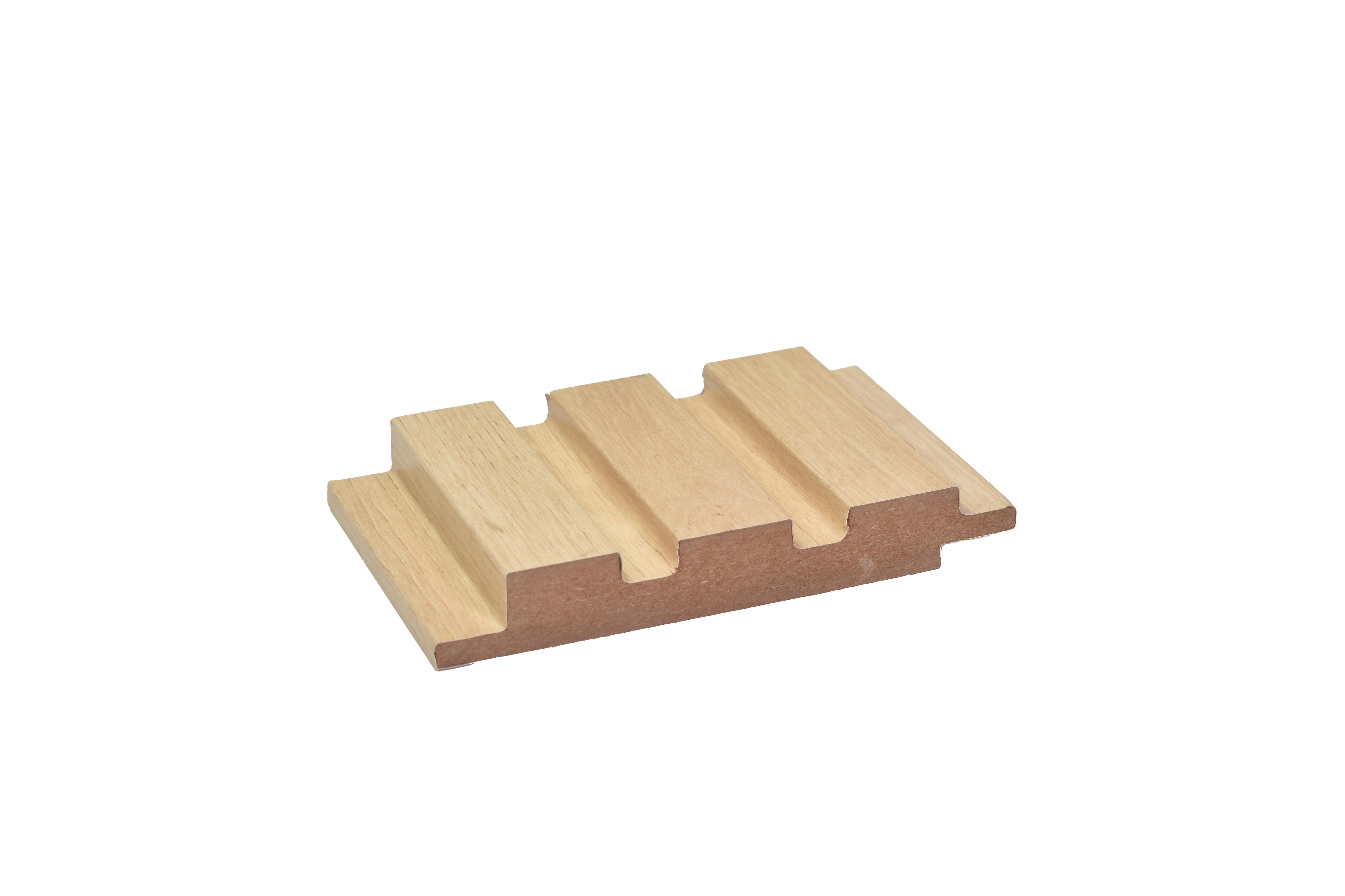 Wood Finish Cream Mdf Louvers 10x0.41 Ft - Pn 02269