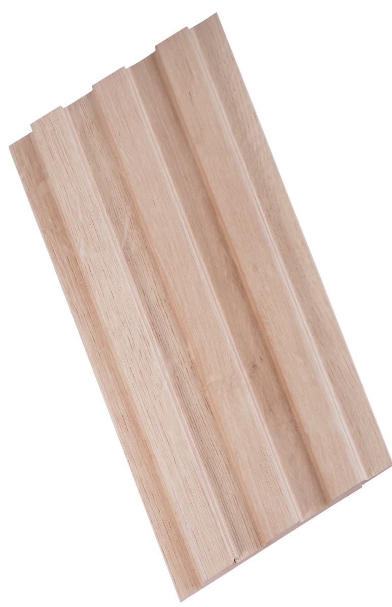 Wood Finish Cream Mdf Louvers 10x0.41 Ft - Pn 02269