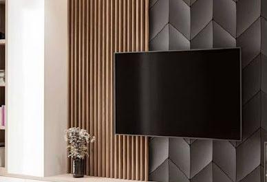 Wood Finish Cream Mdf Louvers 10x0.41 Ft - Pn 02269