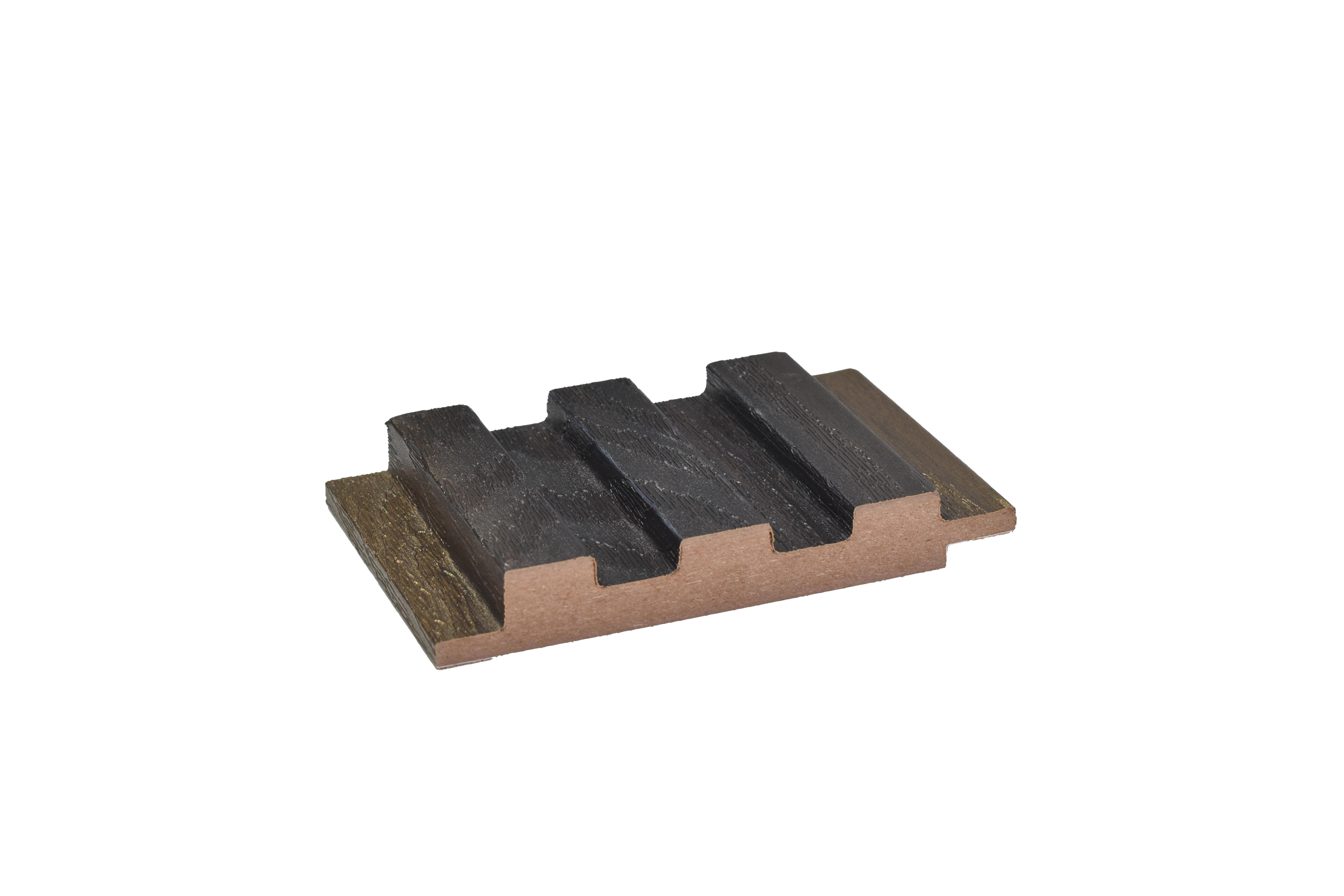 Wood Finish Wenge Mdf Louvers 10x0.41 Ft - Pn 02279