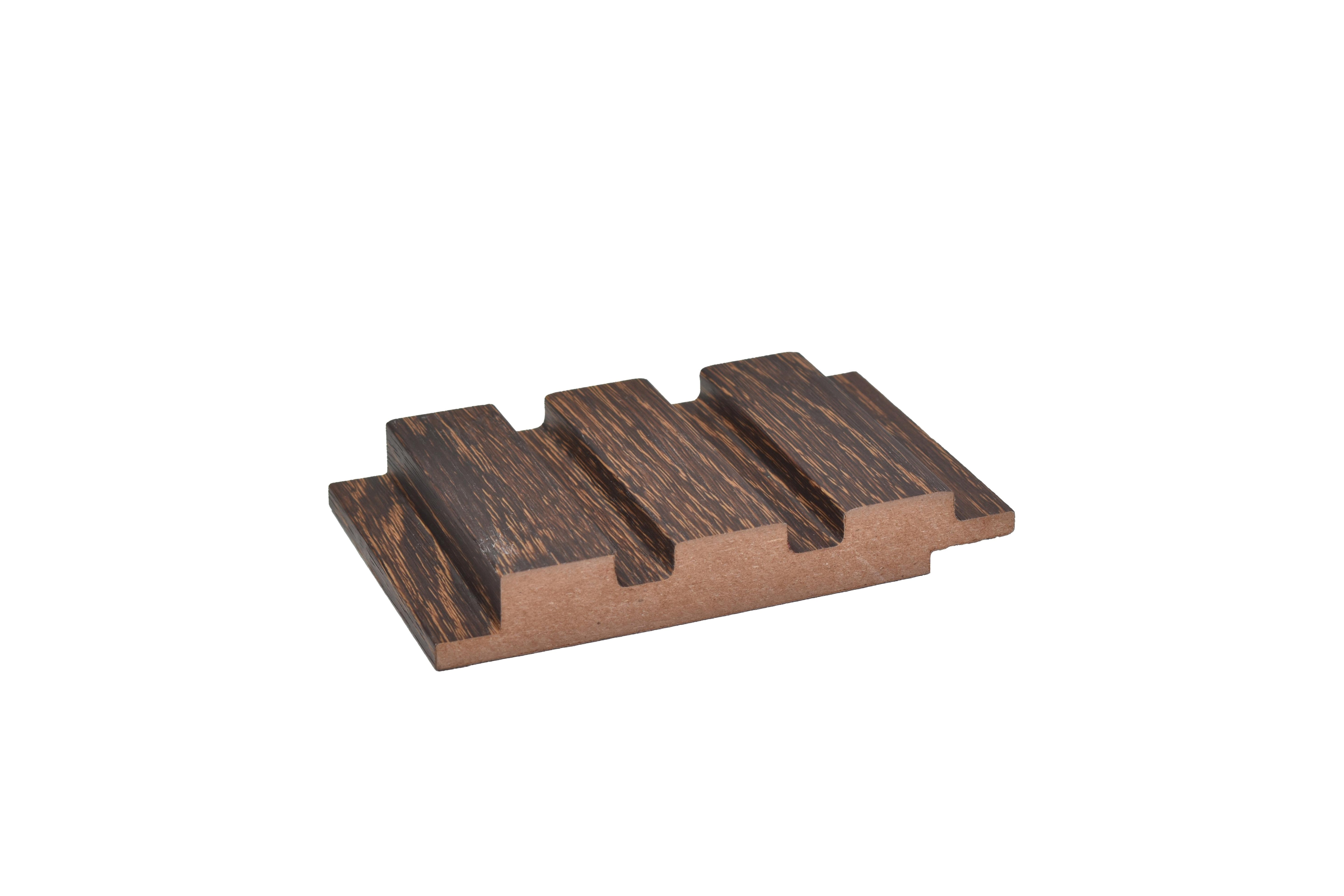 Wood Finish Wenge Mdf Louvers 10x0.41 Ft - Pn 02283