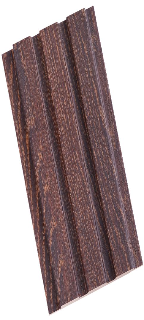 Wood Finish Wenge Mdf Louvers 10x0.41 Ft - Pn 02283
