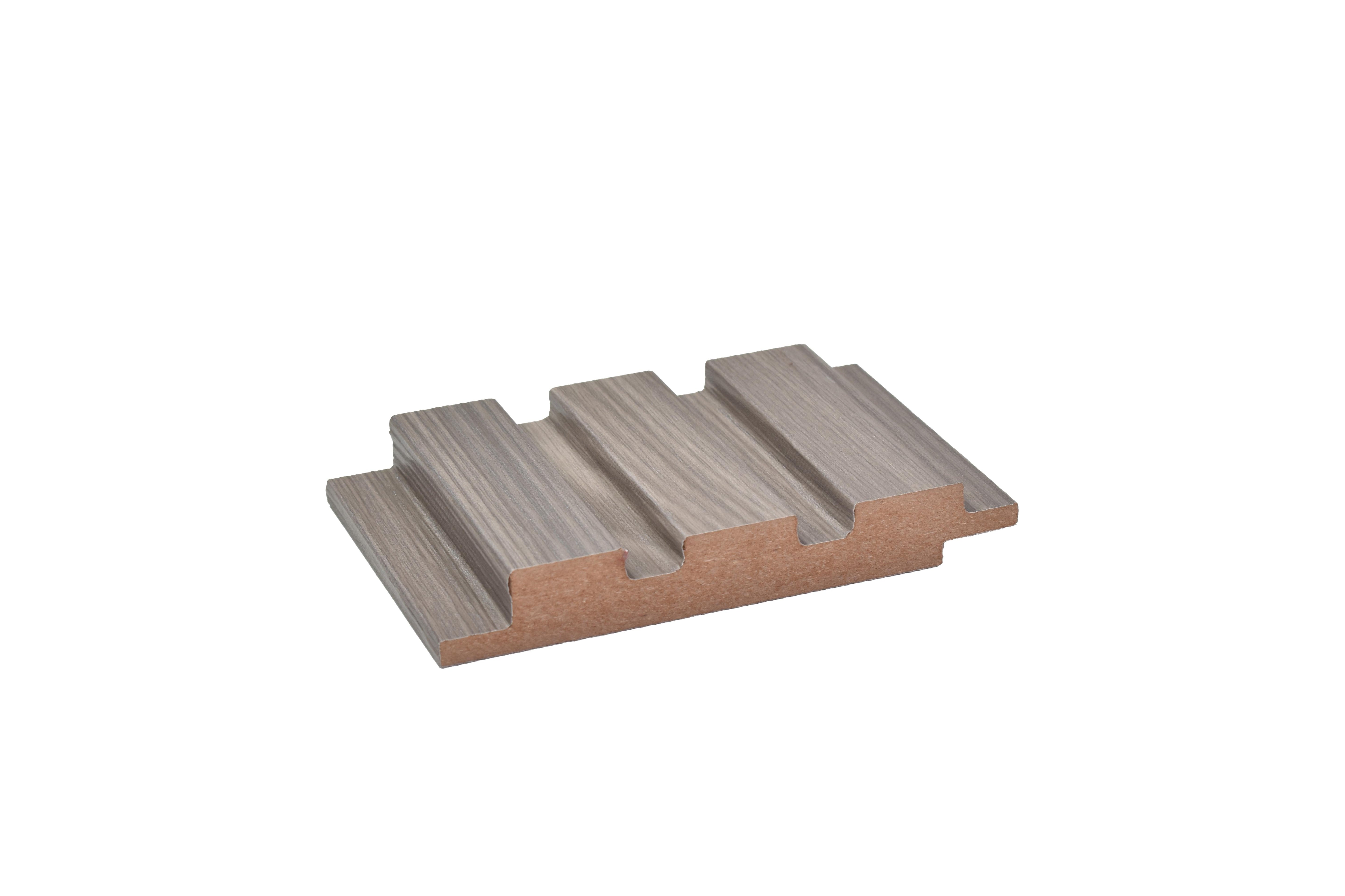 Wood Finish Silver Mdf Louvers 10x0.41 Ft - Pn 02284